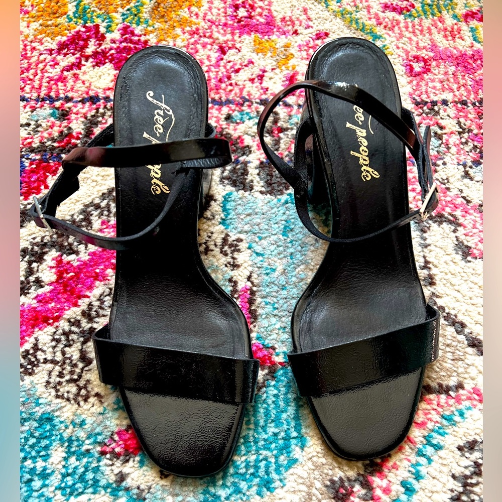 Free People Black Heels - Never Worn - Size 8.5